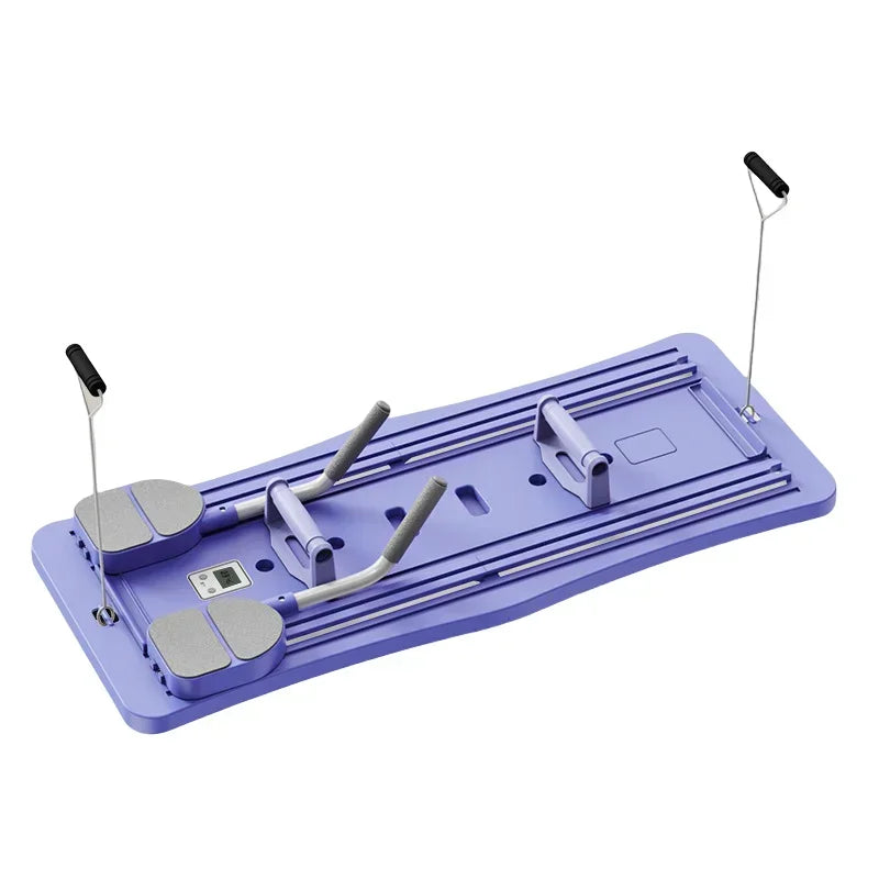 5 in 1 Pilates Board Push up Intelligent Counting Automatic Rebound Multi Pilates Reformer Folding Fitness Exercise Equipment