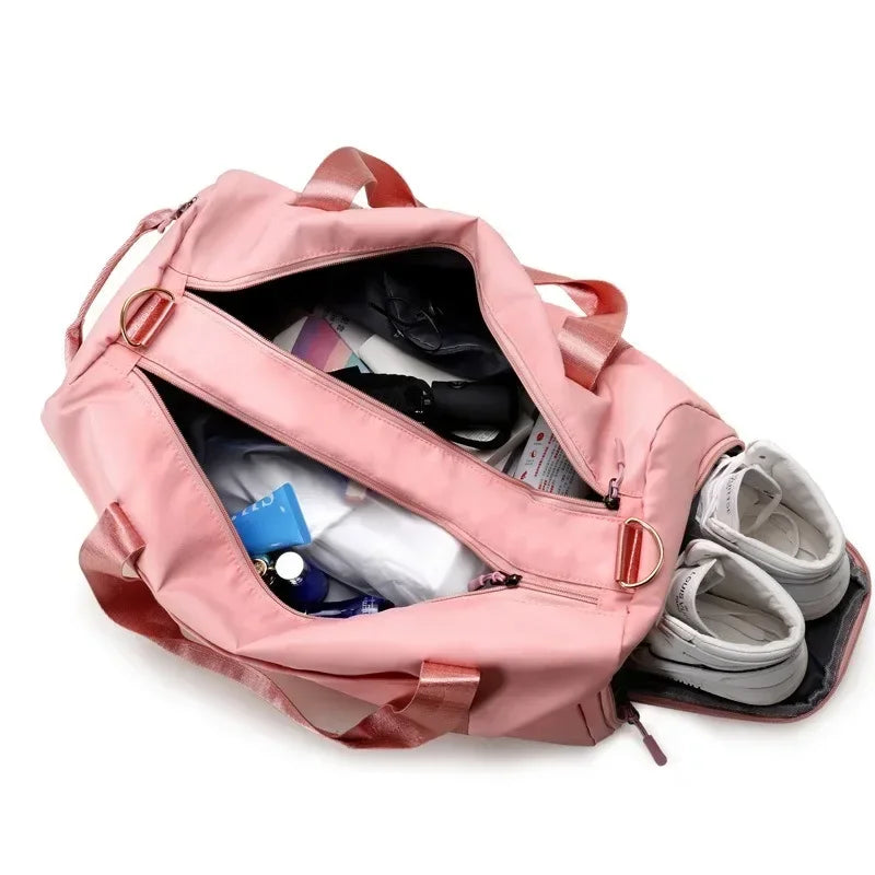 2025 Fitness Bag Large Capacity Dry Wet Separation Exercise Yoga Bag for Short Distance Travel Training