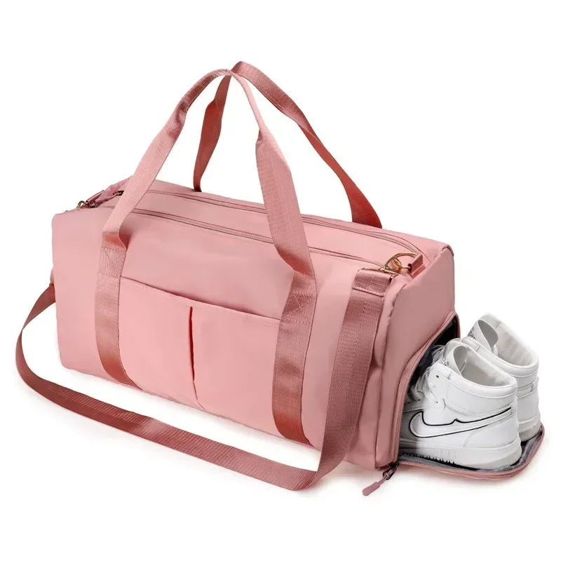 2025 Fitness Bag Large Capacity Dry Wet Separation Exercise Yoga Bag for Short Distance Travel Training