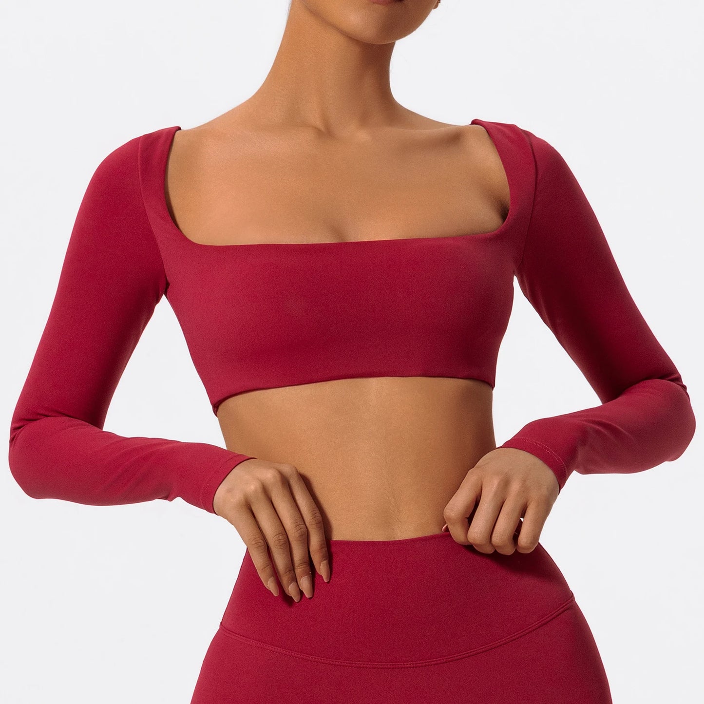 Sports Long Sleeved Women Outdoor Running Gym Fitness Wear T-Shirt Long Sleeved Yoga Shirt Gym Push up Workout Single Piece Top