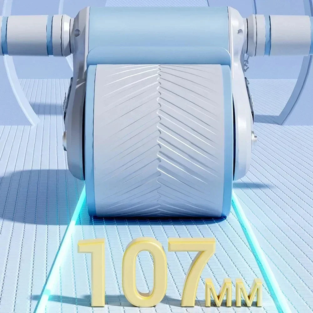 Fitness Ab Roller Coaster Wheel Automatic Rebound Belly Wheel Gym Fitness Double-Wheeled Core Roller Wheel for Belly Exercise