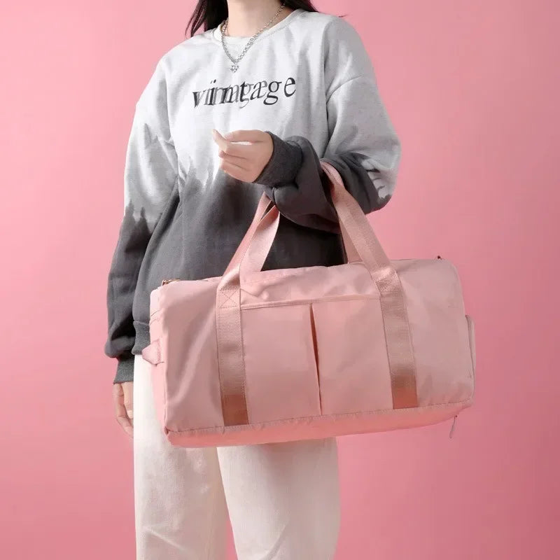 2025 Fitness Bag Large Capacity Dry Wet Separation Exercise Yoga Bag for Short Distance Travel Training