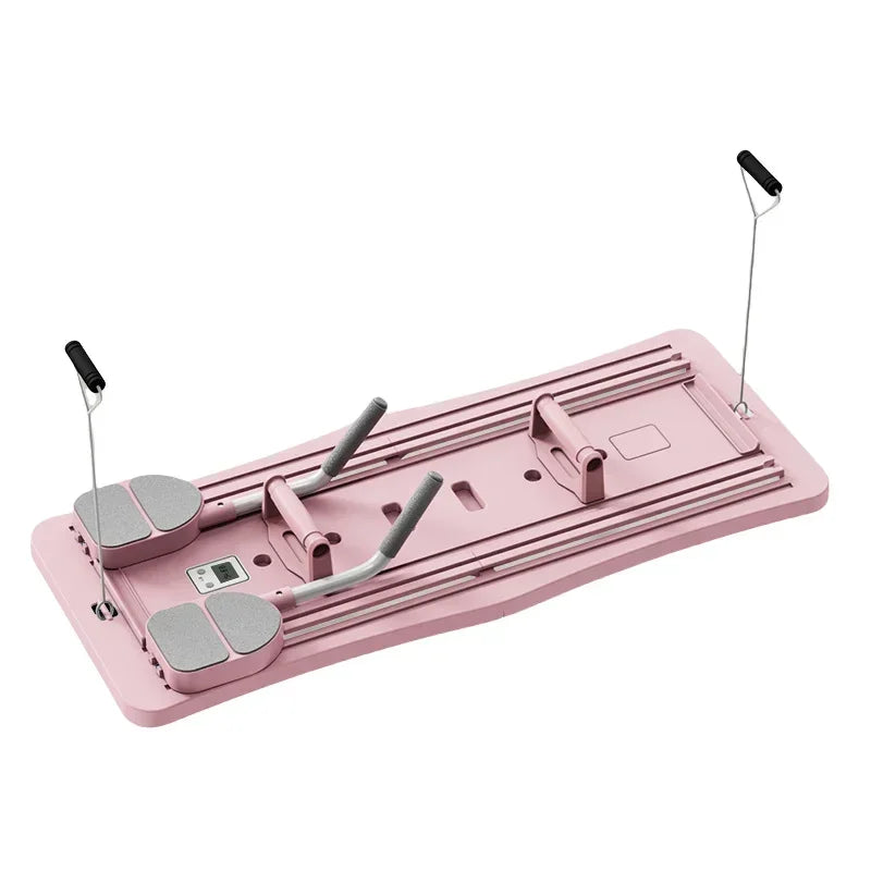 5 in 1 Pilates Board Push up Intelligent Counting Automatic Rebound Multi Pilates Reformer Folding Fitness Exercise Equipment
