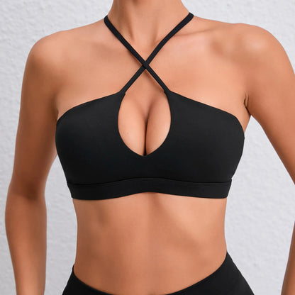 Sexy Sports Bra Workout Brasier Running Breathable Fitness Underwear Female Quick-Dry Yoga Clothes Gym Top Woman