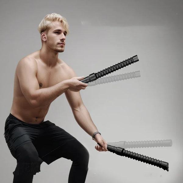 2Pcs Fitness Strength Training Fitness Throwing Rope Physical Spring Elastic Crude Training Battle Rope Exercise Gym Equipment