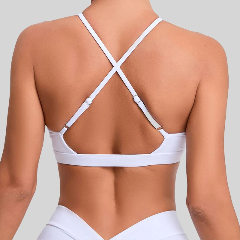 Sexy Sports Bra Workout Brasier Running Breathable Fitness Underwear Female Quick-Dry Yoga Clothes Gym Top Woman