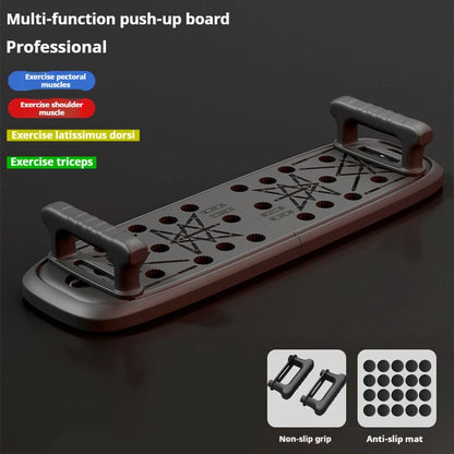 Adjustable Push up Board Chest Abs Training Equipment Non-Slip Base Portable Home Gym Fitness System Unisex