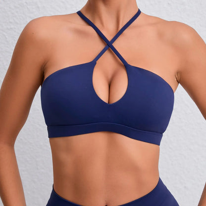 Sexy Sports Bra Workout Brasier Running Breathable Fitness Underwear Female Quick-Dry Yoga Clothes Gym Top Woman