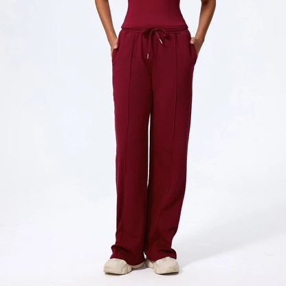 New Fall Women'S Yoga Long Pants Gym Workout Baggysweatpants Female Casual Tracksuit Bottoms Woman Drawstring Joggers